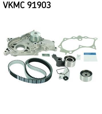 Pompe à eau + kit de courroie de distribution (Kit courroie de distribution) SKF ref. VKMC 91903